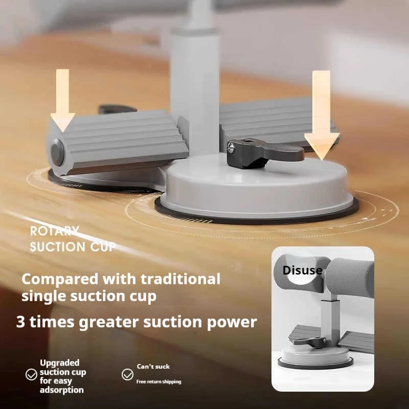 Adjustable Sit-up Aid with Resistance Band Gym Equipment for Home Yoga Abdominal Exercise Core Strength Training Rope Ab Machine