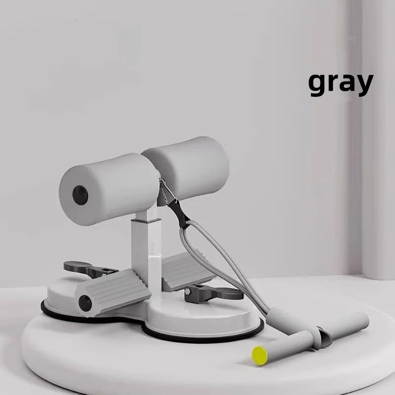 Adjustable Sit-up Aid with Resistance Band Gym Equipment for Home Yoga Abdominal Exercise Core Strength Training Rope Ab Machine