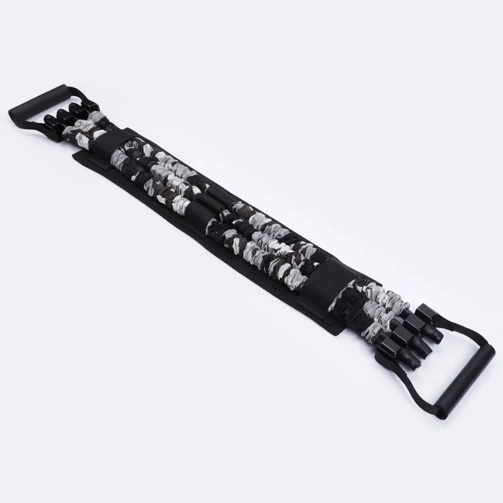 Adjustable Bench Press Bands Set Fitness Bar Push Up Resistance Band Chest Exercise Elastic Rope Arm Expander Home Gym Equipment