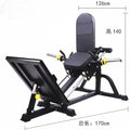 45 Degree Leg Press Hack Squat Machine Gym Equipment Plate Loaded Compact Leg Sled Leg Trainer