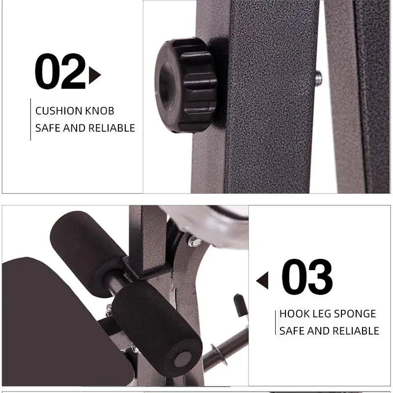 Fitness Equipment Adjustable Exercise Weight Lifting Barbell Bench Press Squat Rack Bench For Home Gym