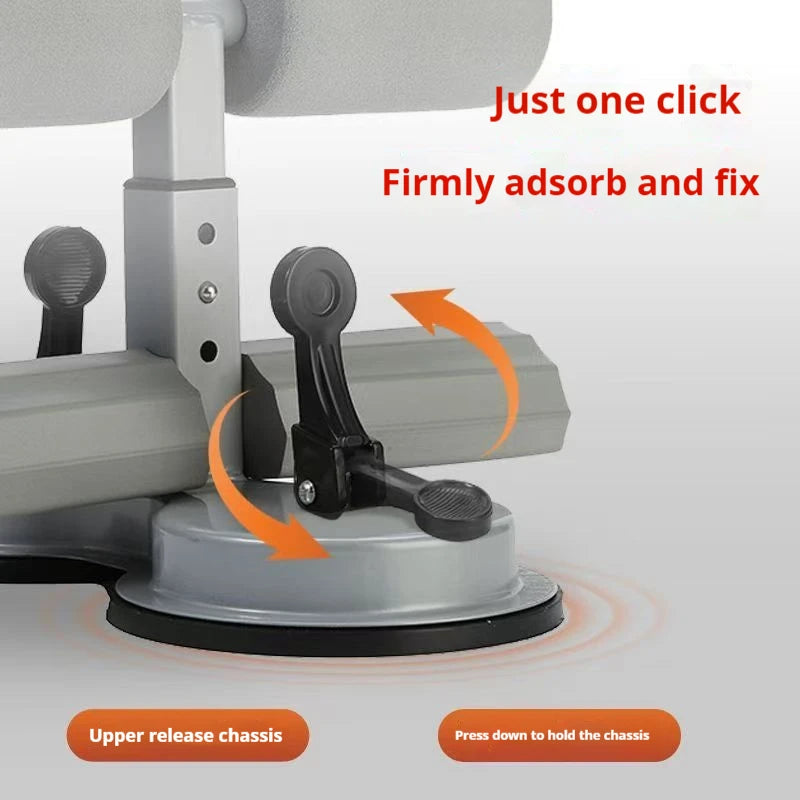 Adjustable Sit-up Aid with Resistance Band Gym Equipment for Home Yoga Abdominal Exercise Core Strength Training Rope Ab Machine