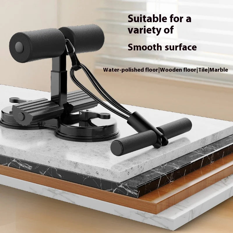 Adjustable Sit-up Aid with Resistance Band Gym Equipment for Home Yoga Abdominal Exercise Core Strength Training Rope Ab Machine