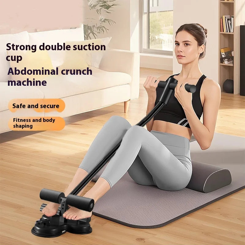 Adjustable Sit-up Aid with Resistance Band Gym Equipment for Home Yoga Abdominal Exercise Core Strength Training Rope Ab Machine