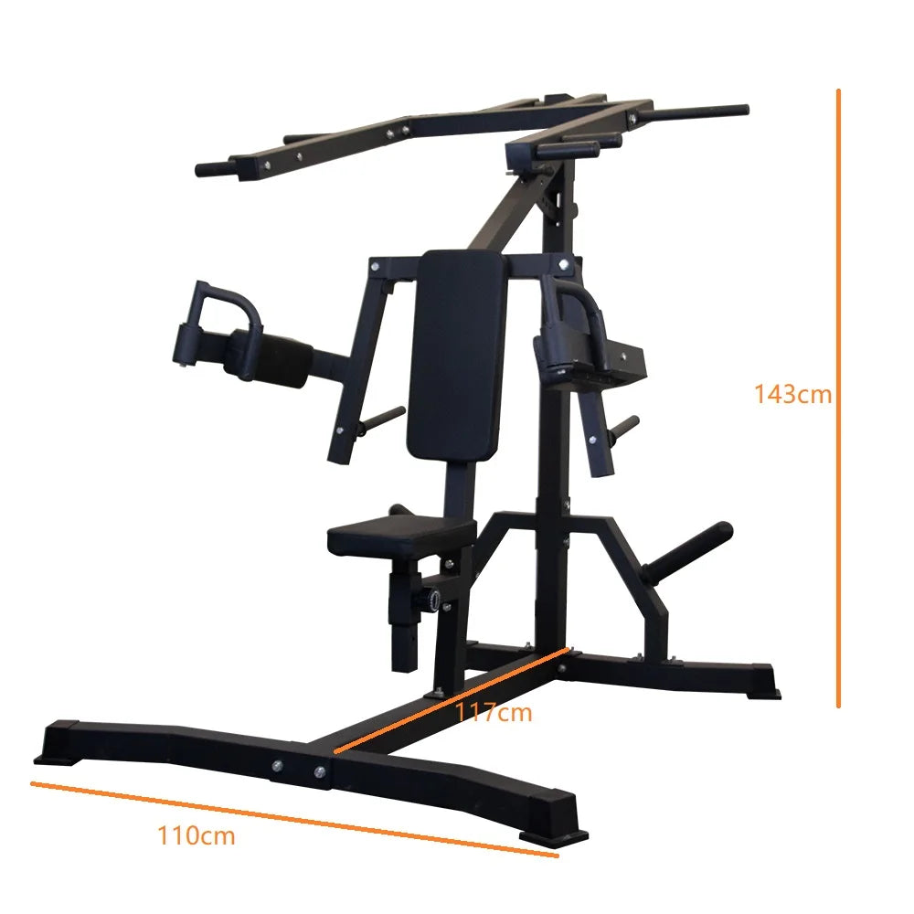Chest Back Shoulders Pecs Delts ZYFIT Plate-Loaded Deltoid And Shoulder Press Machine Upper Body Strength Training