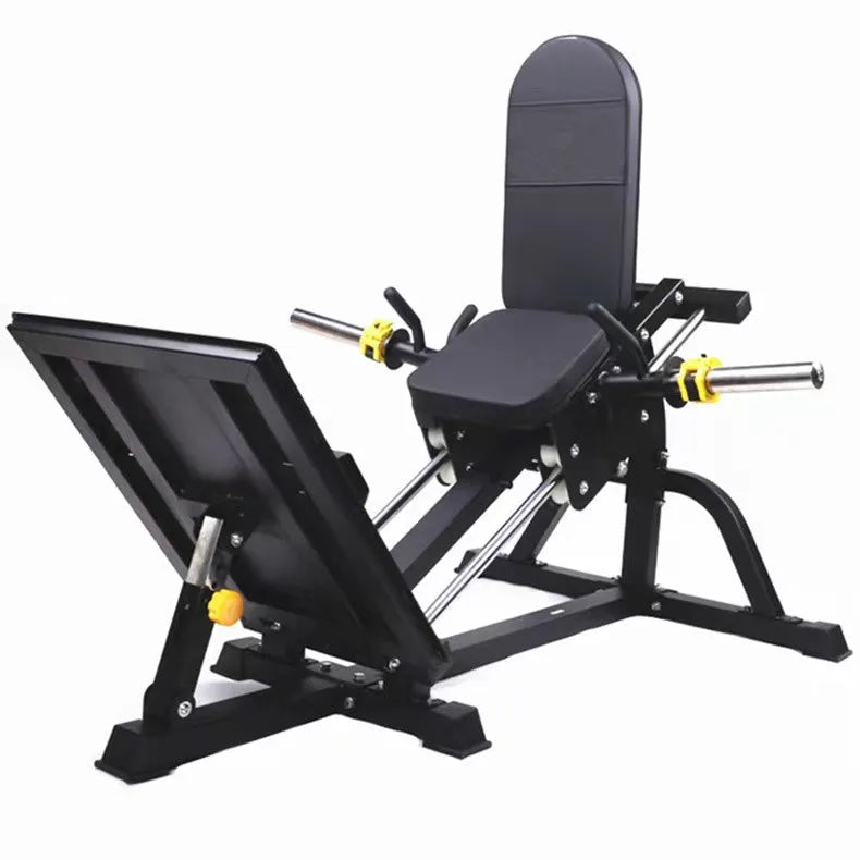 45 Degree Leg Press Hack Squat Machine Gym Equipment Plate Loaded Compact Leg Sled Leg Trainer