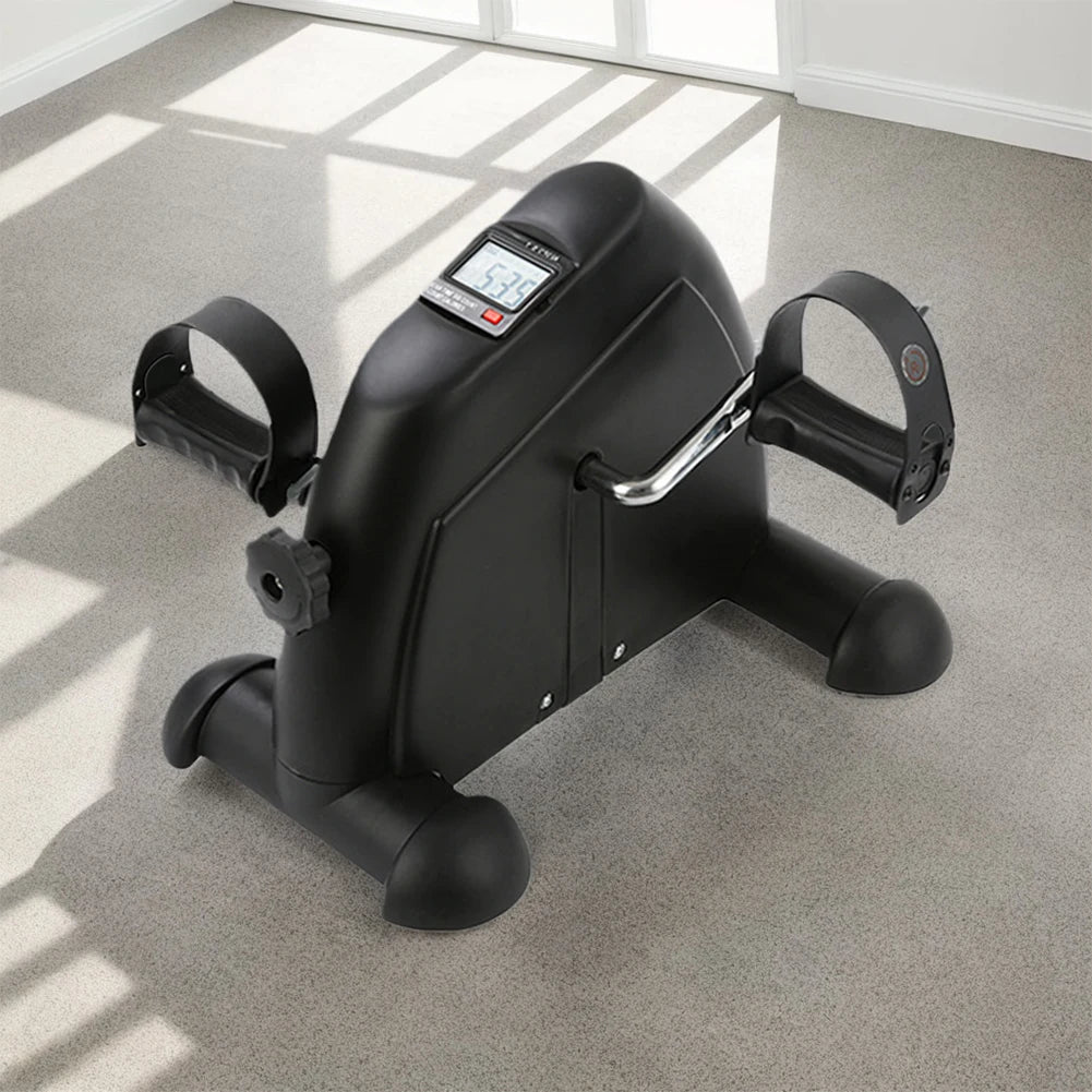 Mini Exercise Bike Arm and Leg Trainer Anti Slip Peddler Exercise Bike LED Display Foot Pedal Exercise Machine for Leg Training